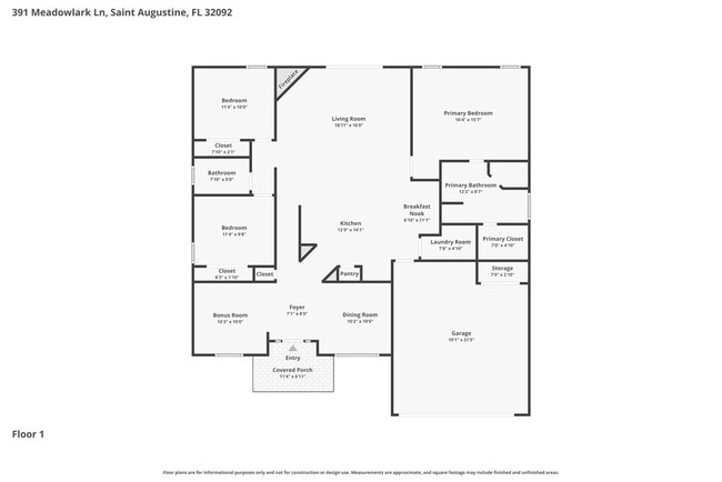 391 Meadowlark Ln in St. Augustine, FL - Foto de edificio - Building Photo