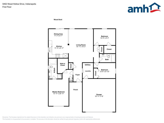 5452 Wood Hollow Dr in Indianapolis, IN - Foto de edificio - Building Photo