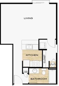 Interior Photo - 310 at Nulu Apartamentos in Louisville, Kentucky