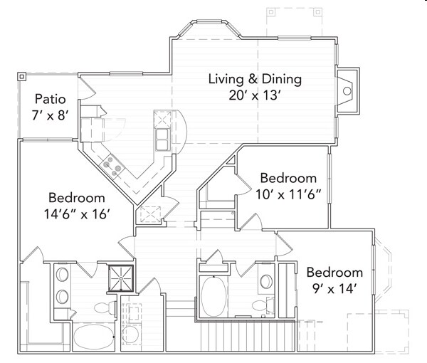 Lantana Gardens Apartments in Odessa, TX
