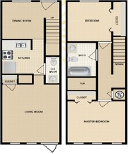 Copper Terrace Apartments in Albuquerque, NM - Foto de edificio - Floor Plan