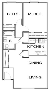 2BR/1BA - 1 to 2 bedrooms Contact for Rates - Manzanita Hills Apartments in Anderson, California