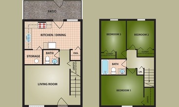 Vandalia Village Apartments in Vandalia, OH - Building Photo - Floor Plan