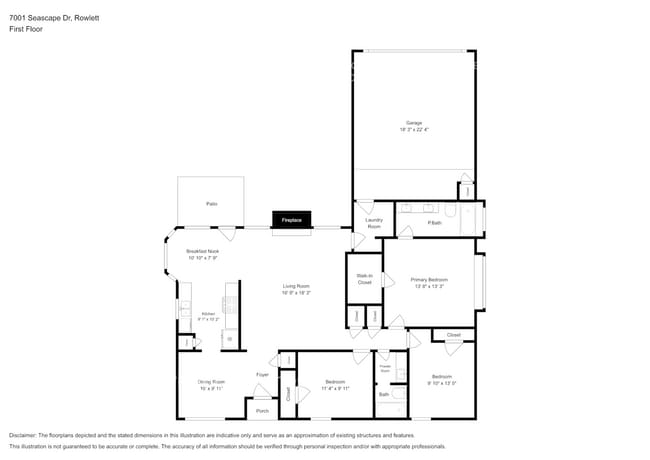 7001 Seascape Dr in Rowlett, TX - Foto de edificio - Building Photo