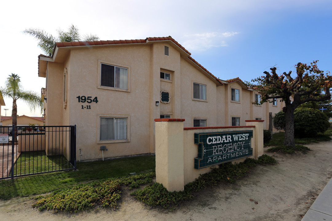 Cedar West Regency Apartments in Vista, CA - Building Photo