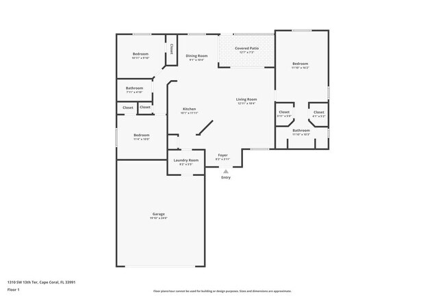 1310 SW 13th Terrace in Cape Coral, FL - Foto de edificio - Building Photo