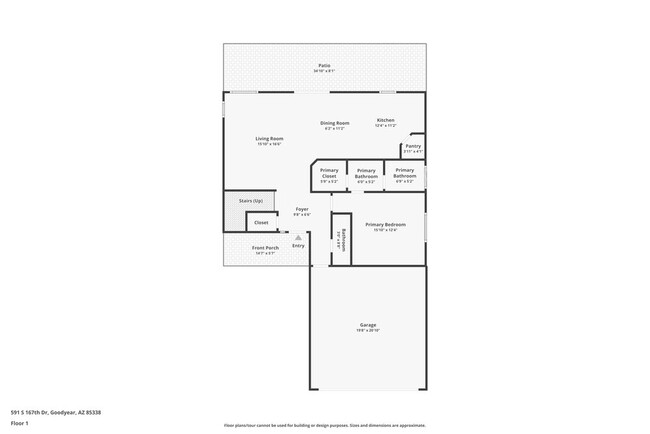 591 S 167th Dr in Goodyear, AZ - Foto de edificio - Building Photo