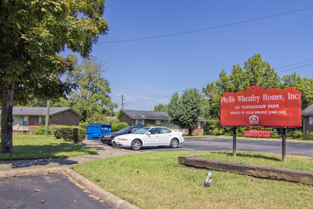 Phyllis Wheatley Apartments in Nashville, TN - Building Photo