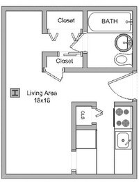 Studio - Studio 1 Bath Call for rates - Studio to 1 Beds Call for Rates - Pond Run Housing (62+) Apartments in Trenton, New Jersey