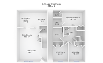 St. James Village North in Hagerstown, MD - Foto de edificio - Floor Plan