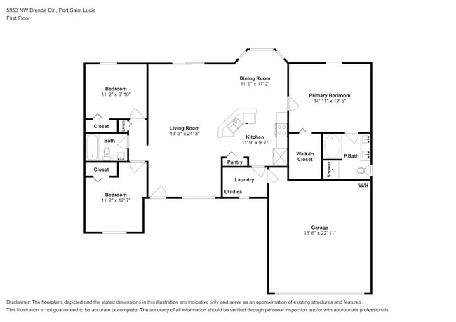 5953 NW Brenda Cir in Port St. Lucie, FL - Foto de edificio - Building Photo