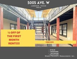 5005 Avenue W, Unit 1 in Lubbock, TX - Building Photo