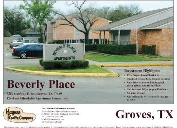 Beverly Place Apartments in Groves, TX - Building Photo - Building Photo