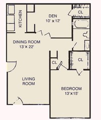 Robinson Apartments in El Paso, TX - Foto de edificio - Floor Plan