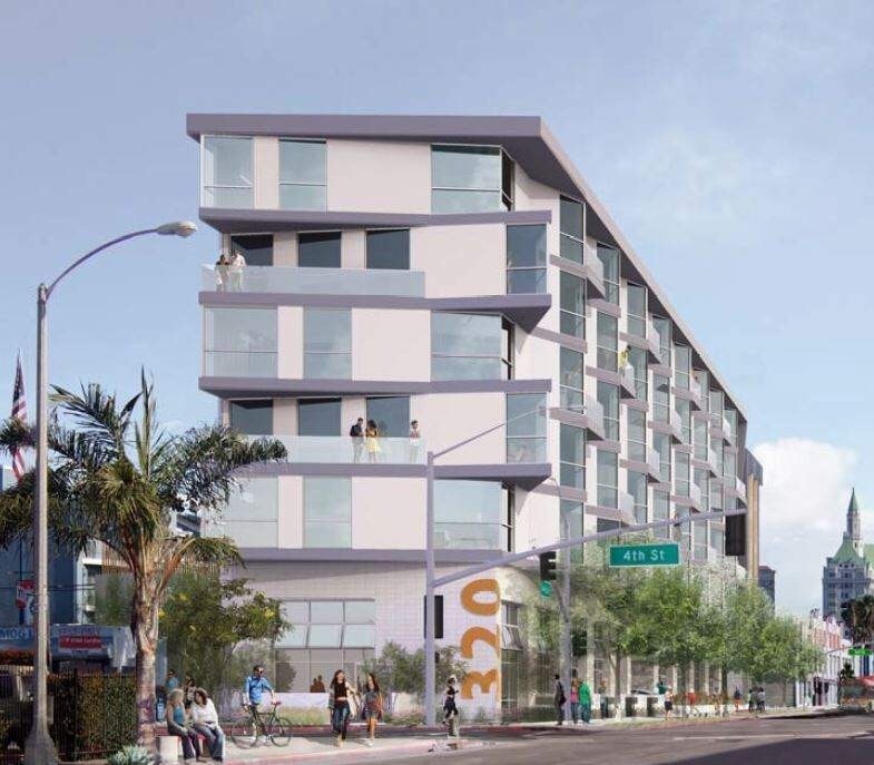 Alamitos on 4th in Long Beach, CA - Building Photo