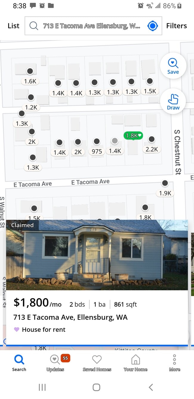 property at 713 E Tacoma Ave