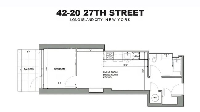 42-22 27th St, Unit Long Island City in Queens, NY - Foto de edificio - Building Photo