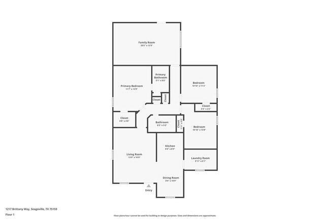 1217 Brittany Way in Seagoville, TX - Foto de edificio - Building Photo