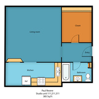 Paul Revere in Seattle, WA - Foto de edificio - Floor Plan