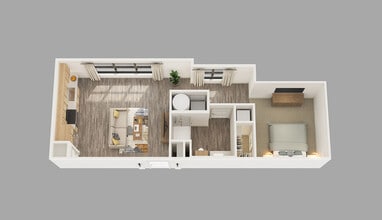 Seven17 Lehman in Houston, TX - Foto de edificio - Floor Plan