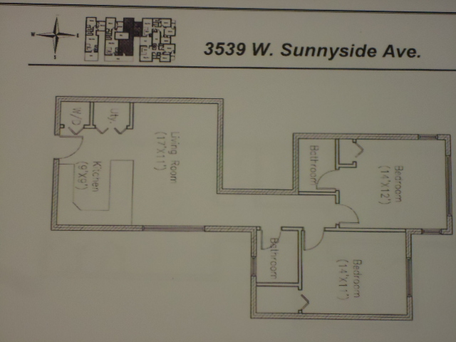 4452-4456 N Drake Ave in Chicago, IL - Building Photo - Floor Plan