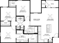 Pioneer Crossing Diboll in Diboll, TX - Foto de edificio - Floor Plan