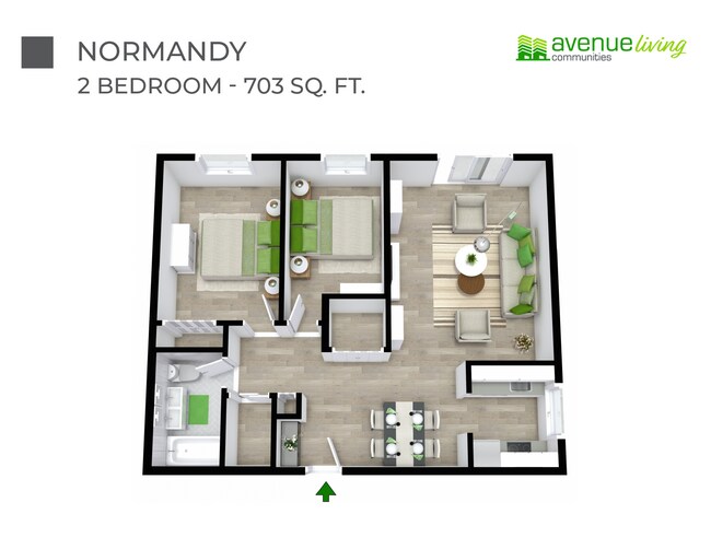 Normandy in Edmonton, AB - Building Photo - Floor Plan