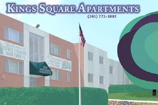 Kings Square Apartments in Landover, MD - Foto de edificio