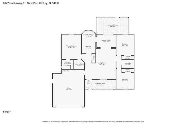 8047 Hathaway Dr in New Port Richey, FL - Foto de edificio - Building Photo