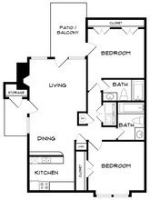 Courtyard Apartments and Mini Storage in Granbury, TX - Building Photo - Floor Plan