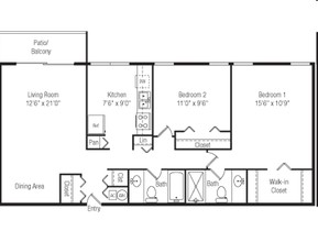 Plantation Meadows Apartments in Fort Lauderdale, FL - Building Photo - Floor Plan