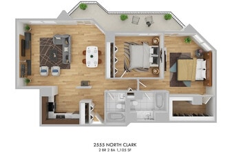 2551 N Clark St, Unit 508 in Chicago, IL - Building Photo - Building Photo