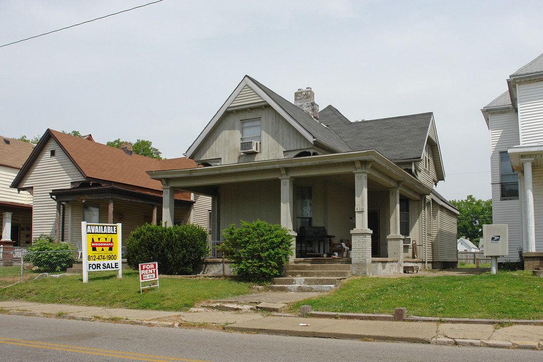 E. Franklin Fourplex in Evansville, IN - Building Photo