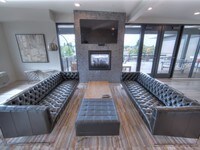 TV in Community Room Lounge - The Fifty at Division Apartments in Portland, Oregon