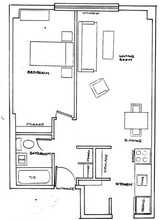 Wade Apartments in Cleveland, OH - Foto de edificio - Floor Plan