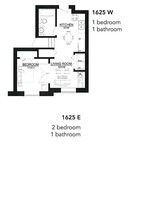 1615-1625 W Columbia Ave in Chicago, IL - Foto de edificio - Floor Plan