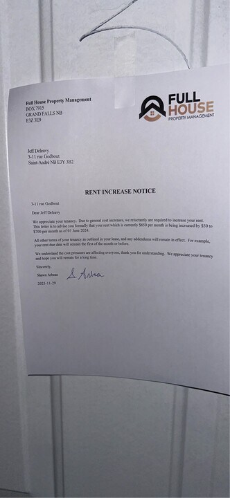 11-11 Rue Godbout in St Andre, NB - Building Photo