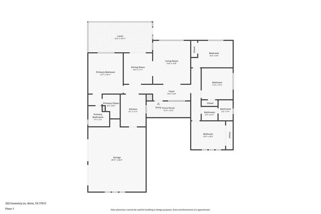 332 Coventry Ln in Alvin, TX - Building Photo - Building Photo