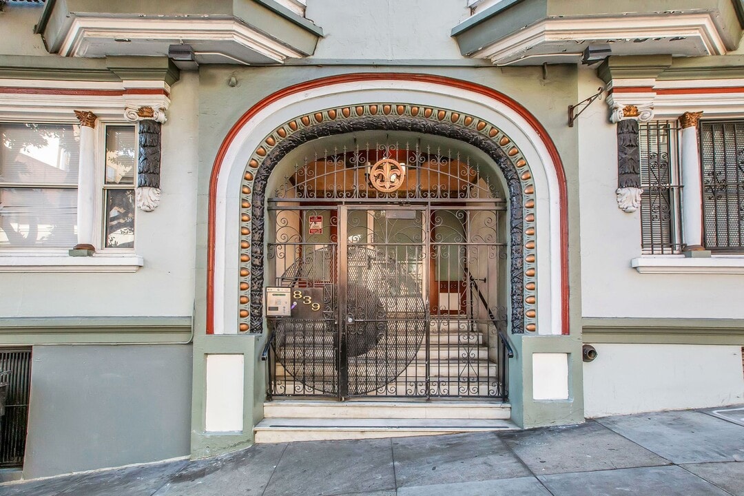 839 Leavenworth in San Francisco, CA - Foto de edificio
