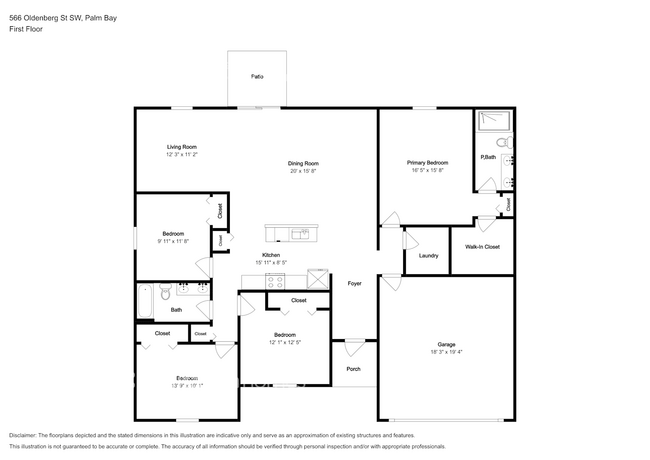 566 Oldenberg St SW in Palm Bay, FL - Building Photo - Building Photo