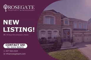 Spacious Open-Concept 2-Bedroom Basement Apartment with 2 Parking Spots in Brampton in Brampton, ON - Building Photo