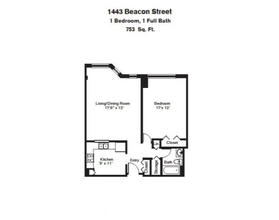 1441 Beacon St, Unit 516 in Brookline, MA - Building Photo - Building Photo