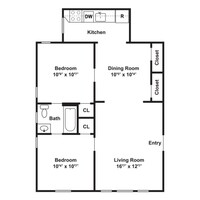 West Park Apartments in Syracuse, NY - Foto de edificio - Floor Plan