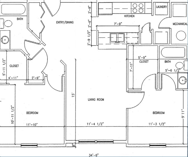 Heritage Place II Apartments in La Plata, MD - Building Photo - Floor Plan