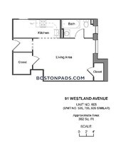 91 Westland Ave, Unit 605 in Boston, MA - Building Photo - Building Photo