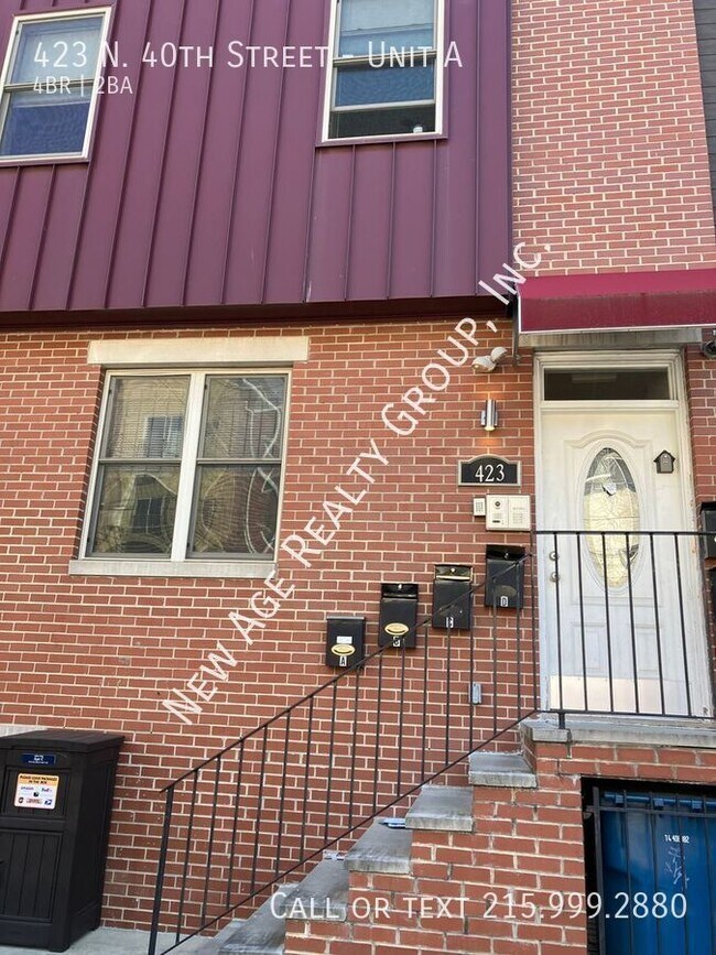 423 N 40th St-Unit -Unit A in Philadelphia, PA - Building Photo - Building Photo