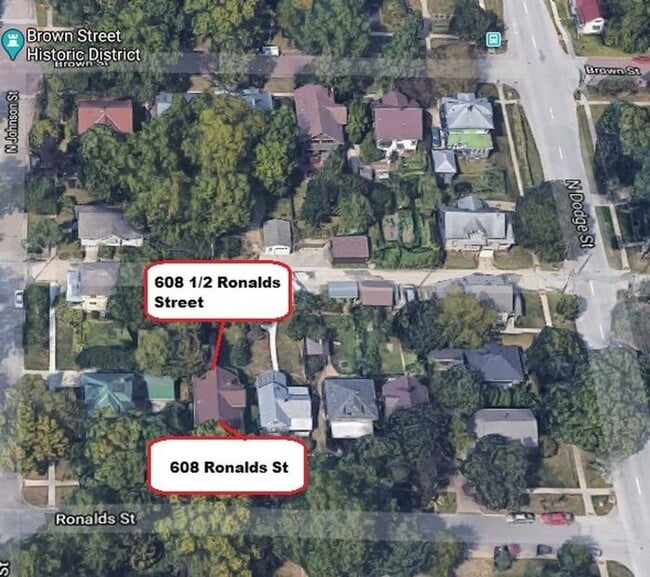 property at 608 1/2 Ronalds St