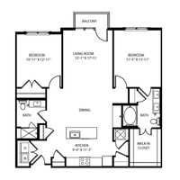 The Depot At Nickel Plate in Fishers, IN - Foto de edificio - Floor Plan