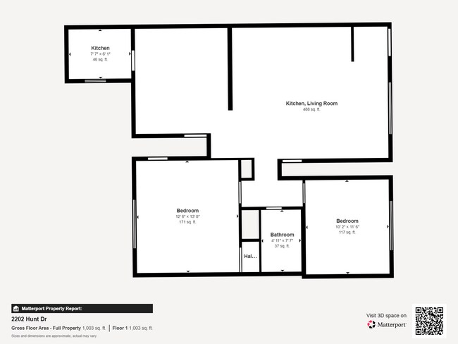 2202 Hunt Dr, Unit Apt A in Killeen, TX - Foto de edificio - Building Photo