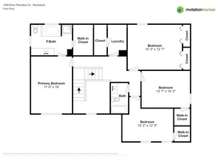 1058 River Plantation Dr in Woodstock, GA - Foto de edificio - Building Photo